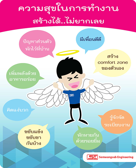 สร้างสุขในงาน